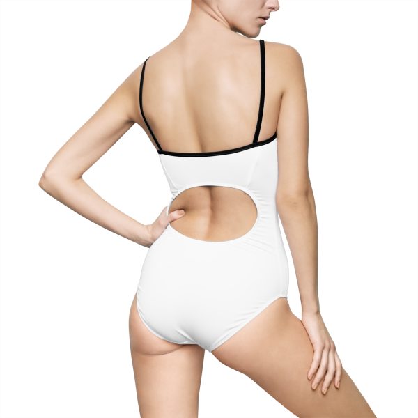 Women's One-piece Swimsuit futuristic music theme (AOP) - Image 6