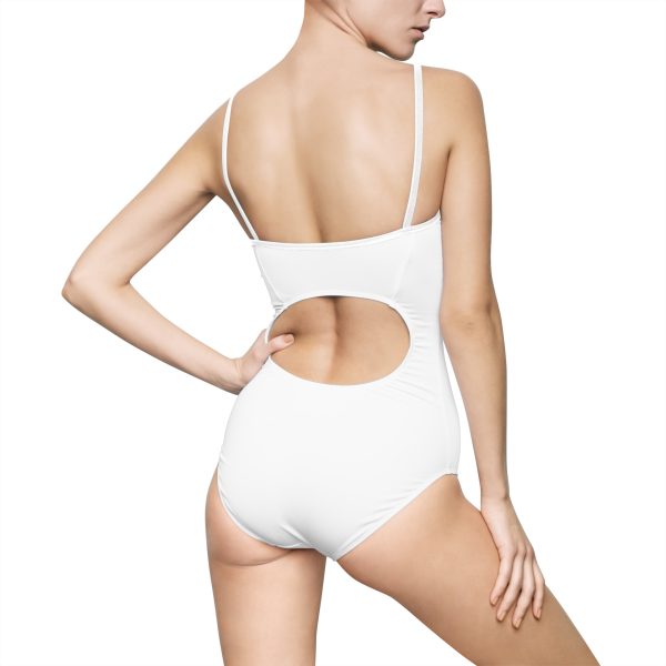 Women's One-piece Swimsuit futuristic music theme (AOP) - Image 2